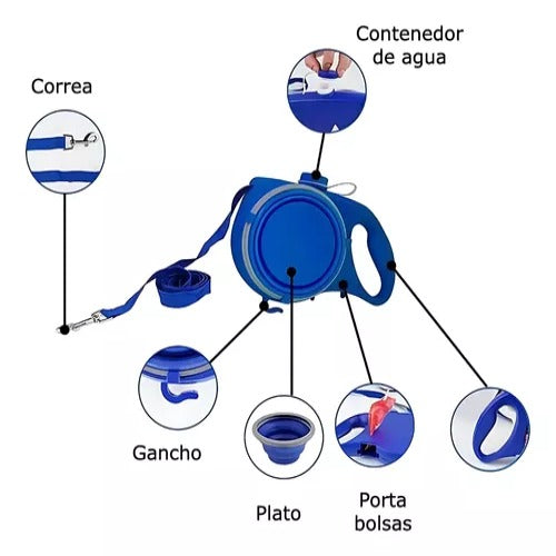 Correa Multifunción para Mascotas